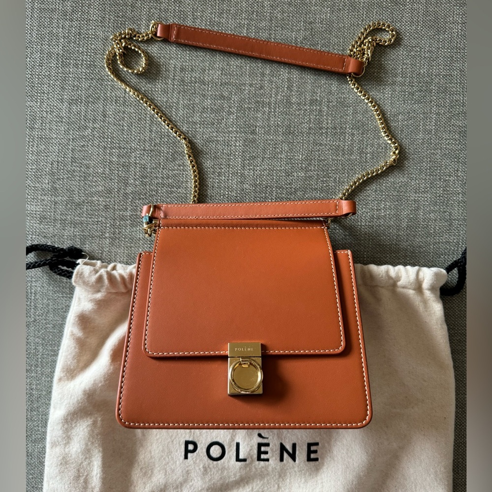 Polene | Camel leather bag, purchased in Paris